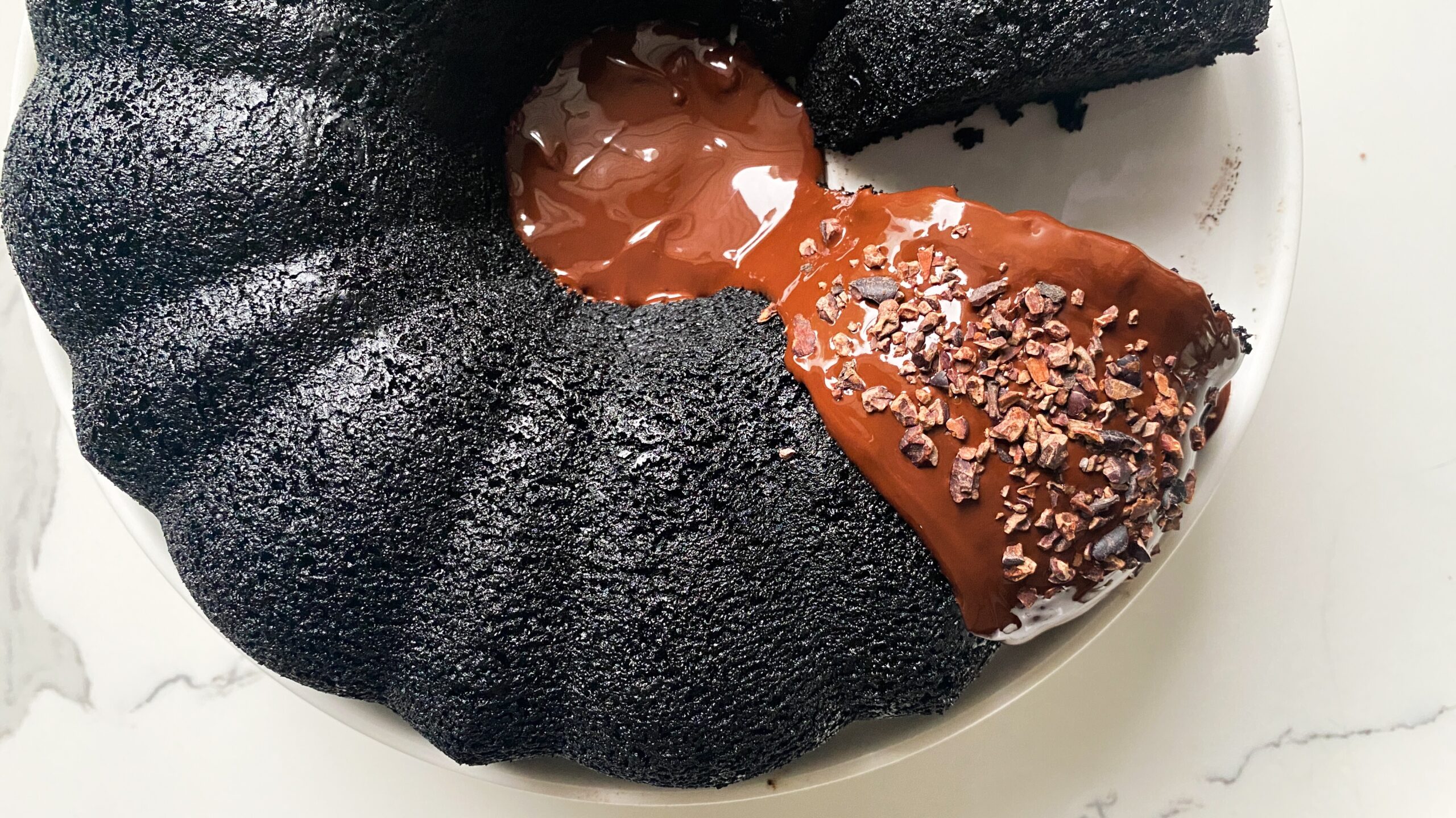 Bundt cake chocolat et fonio