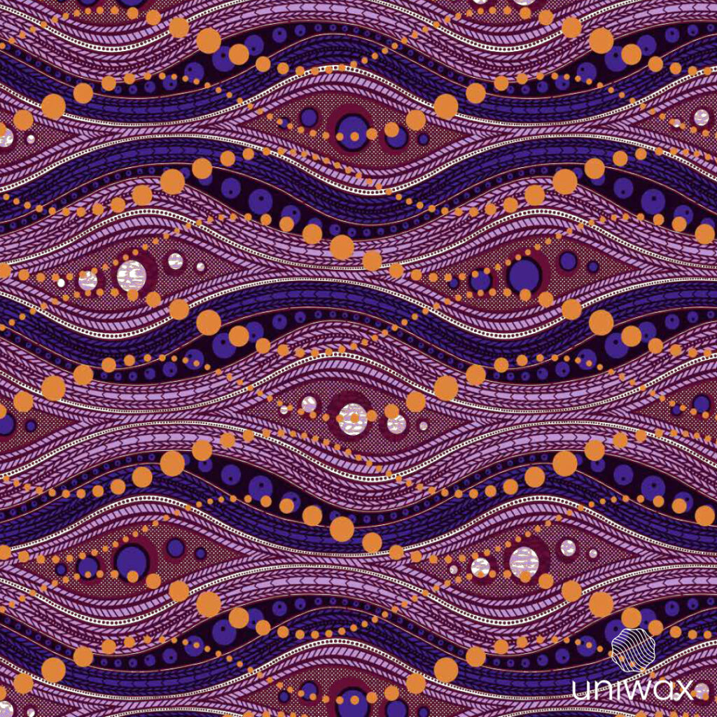 Pagne Natté Tressé, UNIWAX