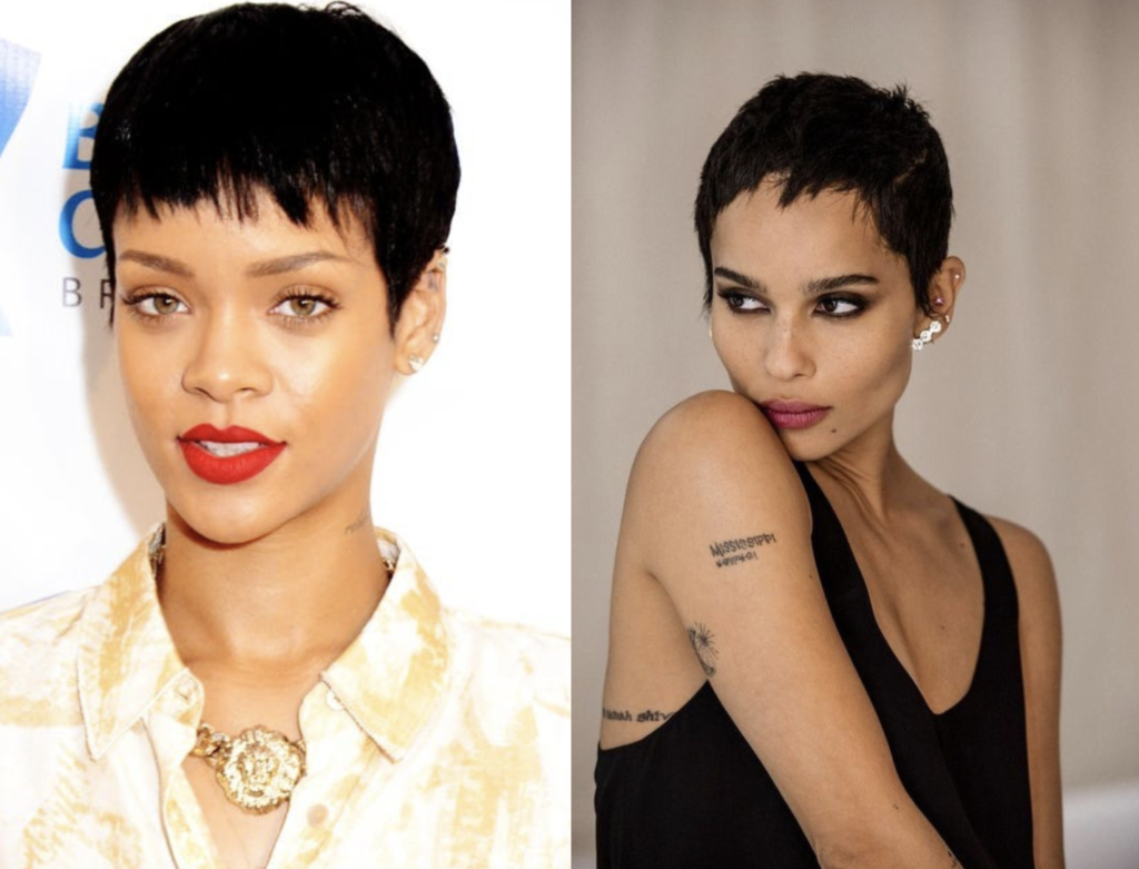 Coupe pixie ultra-courte pour cheveux fins